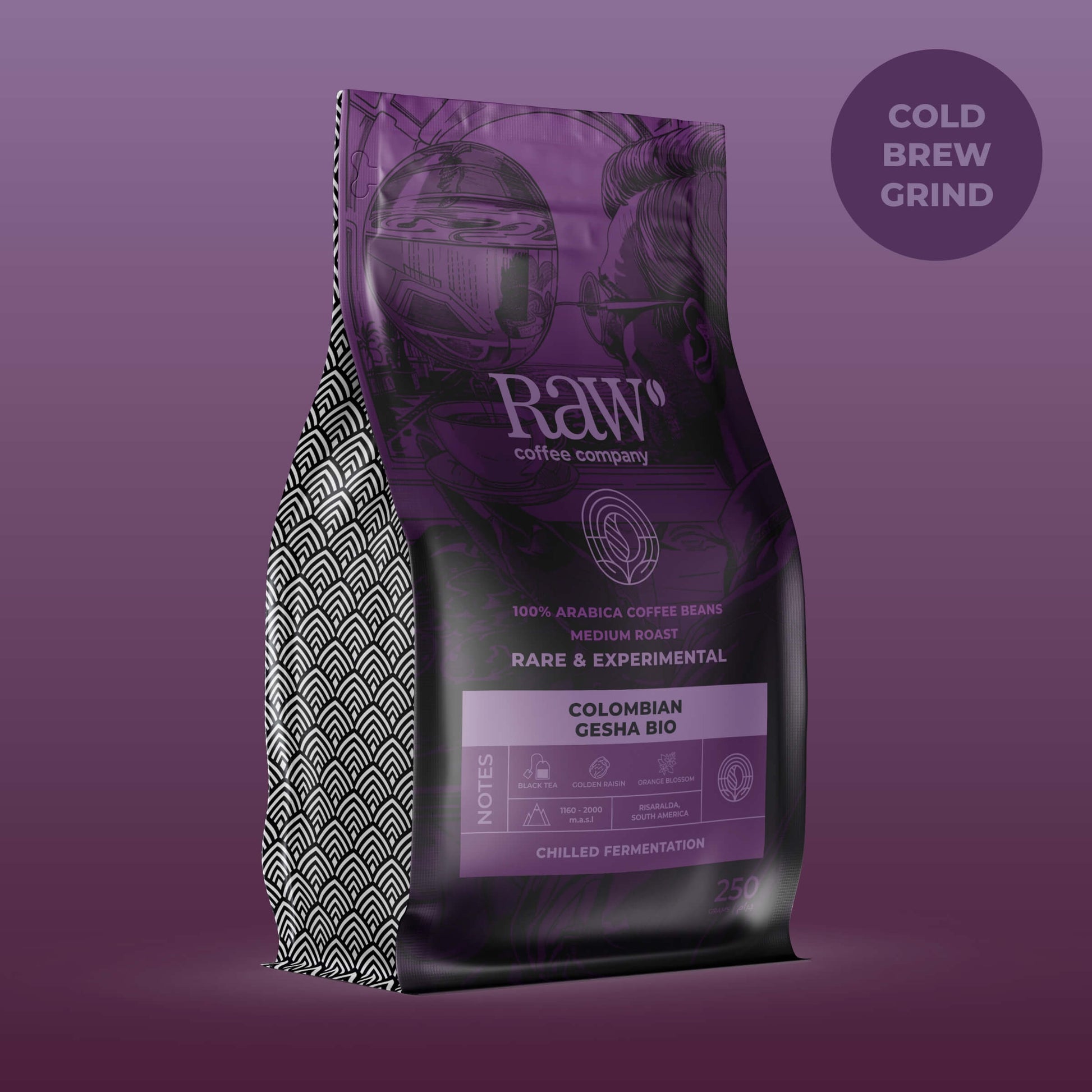 Colombian-Gesha-Bio-Coffee-250gm-Cold-Brew_RAW-Coffee-Company