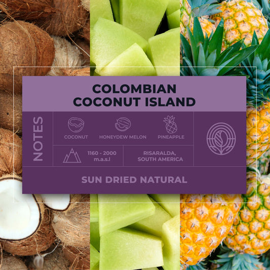 COLOMBIAN COCONUT ISLAND COFFEE