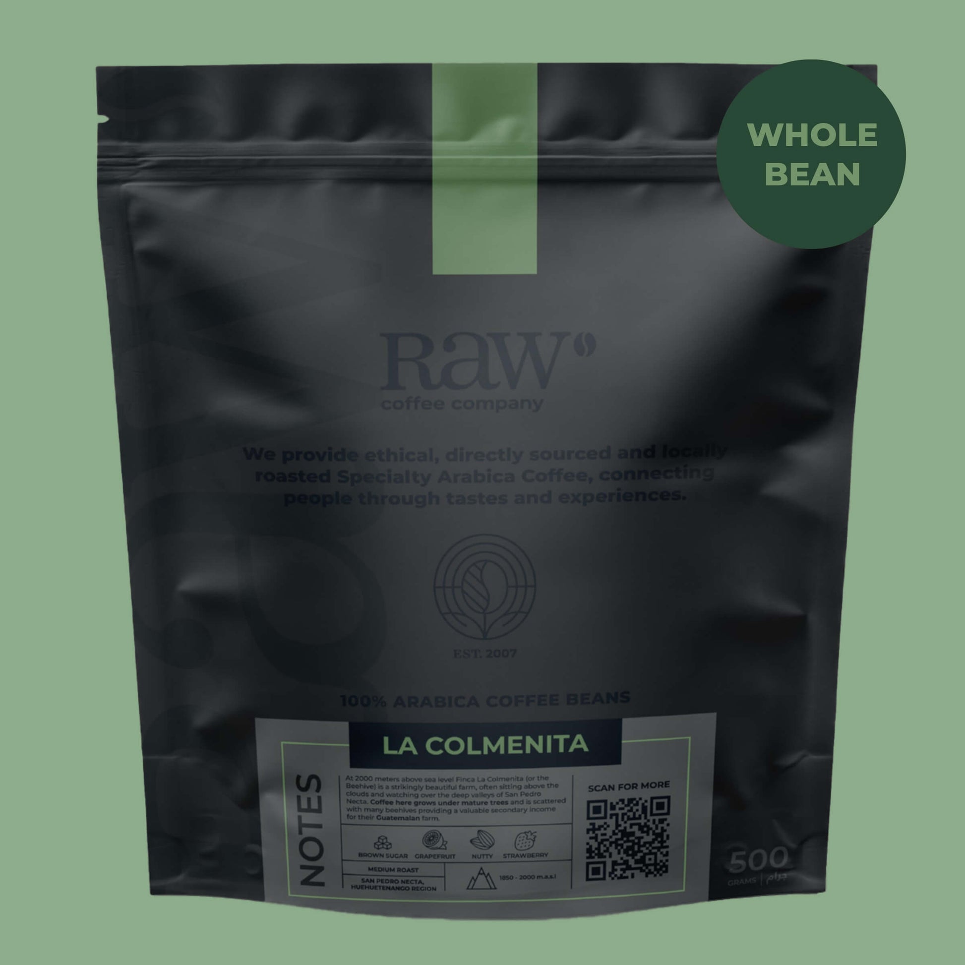 Guatemalan-La-Colmenita-Coffee-500gm-Whole-Bean_RAW-Coffee-Company