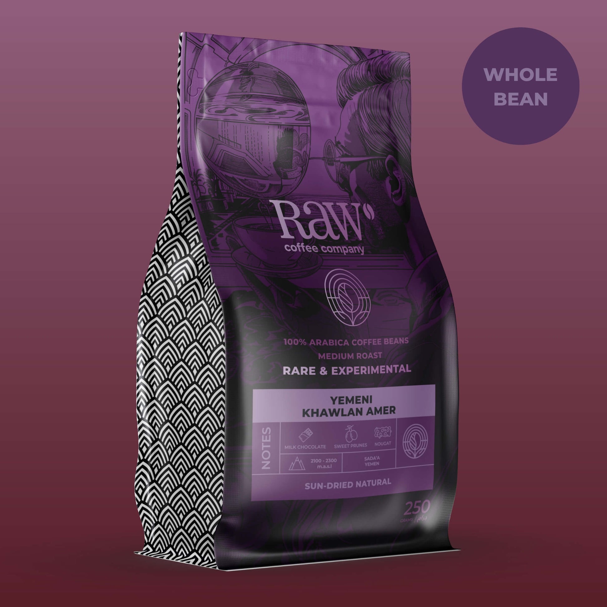 Yemeni-Khawlan-Amer-Coffee-Whole-Bean-250gm_RAW-Coffee-Company